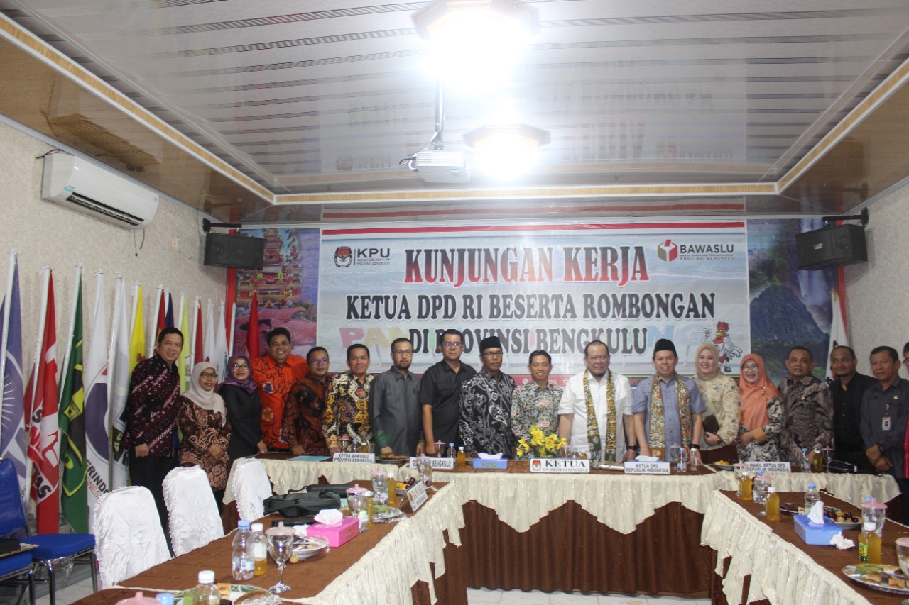 Kunjungan Kerja Ketua DPD RI Berserta Rombongan, Di Provinsi Bengkulu