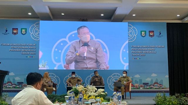 Drs Sumardi MM Hadiri RKPD Bersama Forum Konsultasi Publik