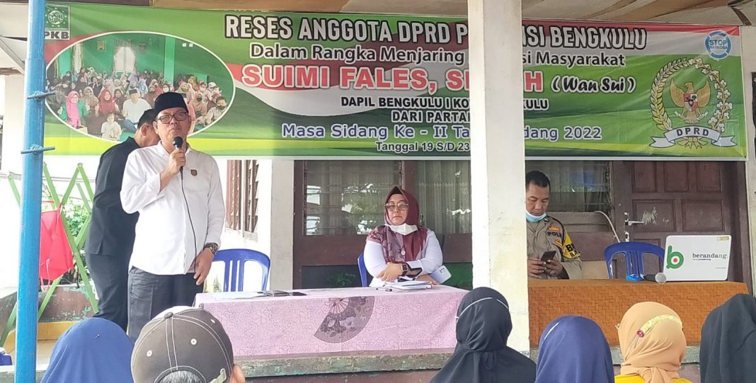 Wakil Ketua Komisi II DPRD Provinsi Bengkulu, Jaring Aspirasi Melalui Reses
