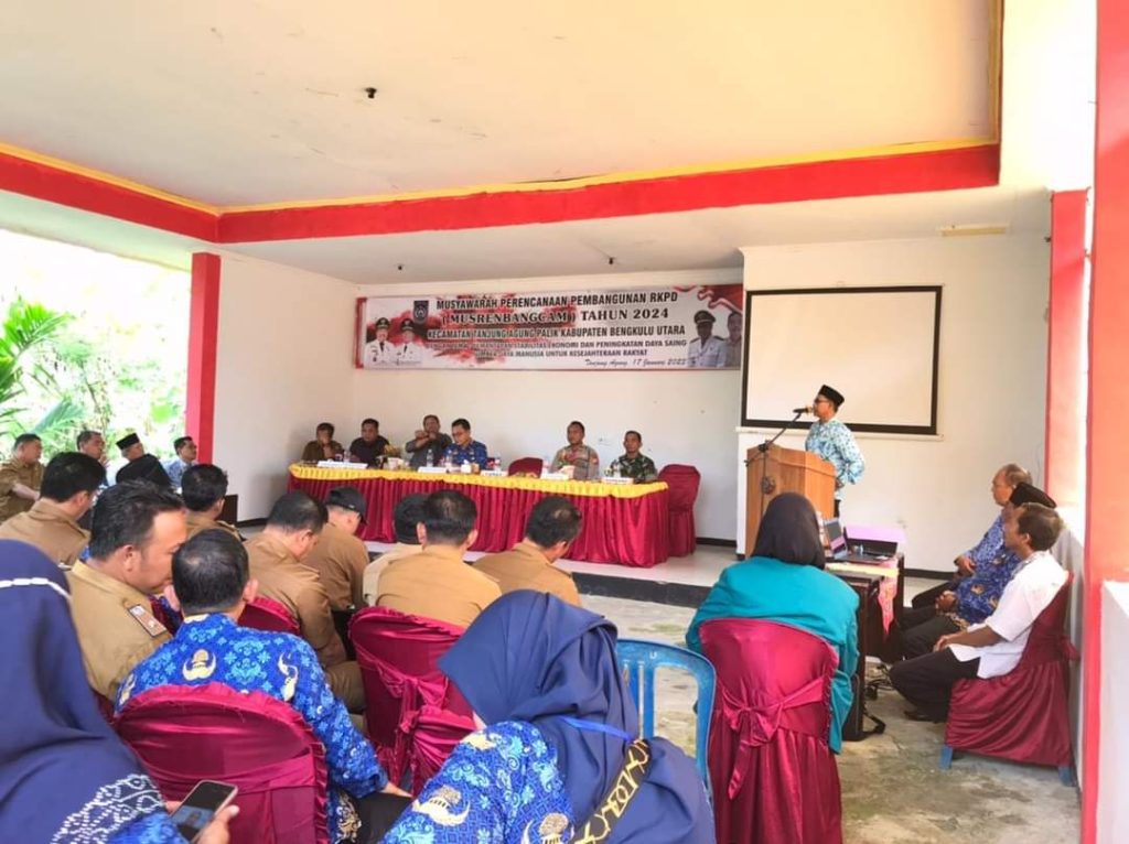 Ketua Komisi I DPRD Bengkulu Utara Musrembang Kecamatan Tanjung Agung Palik