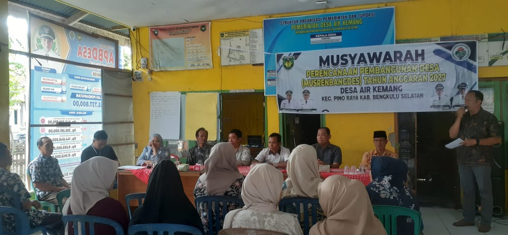 Desa Air Kemang Gelar Musrenbangdes Tahun Anggaran 2027